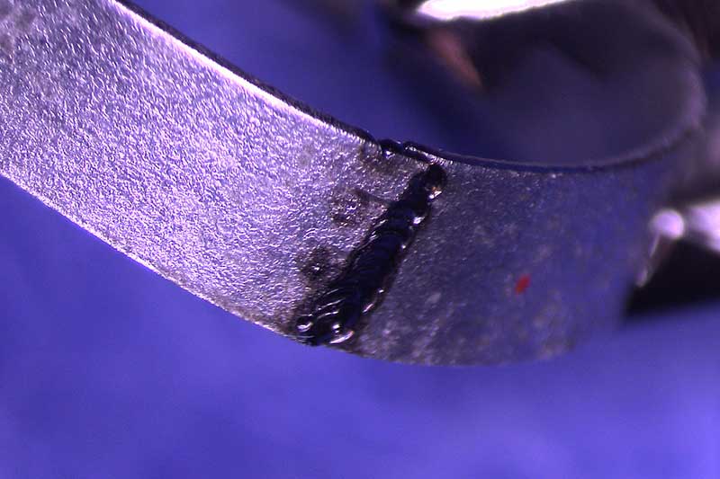 Even the thinnest of materials can be joined by laser welding